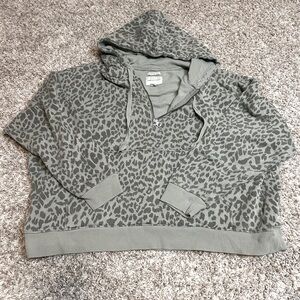 American Eagle Half Zip Hoodie XS Oversized